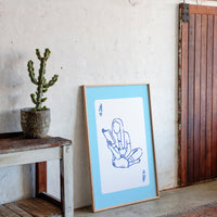 Blue Lines Tell Stories Simply