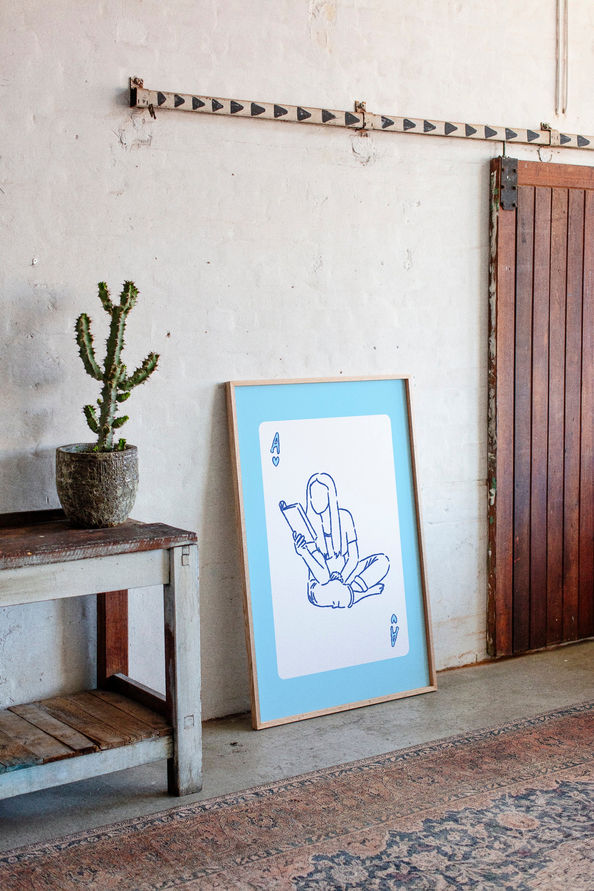 Blue Lines Tell Stories Simply