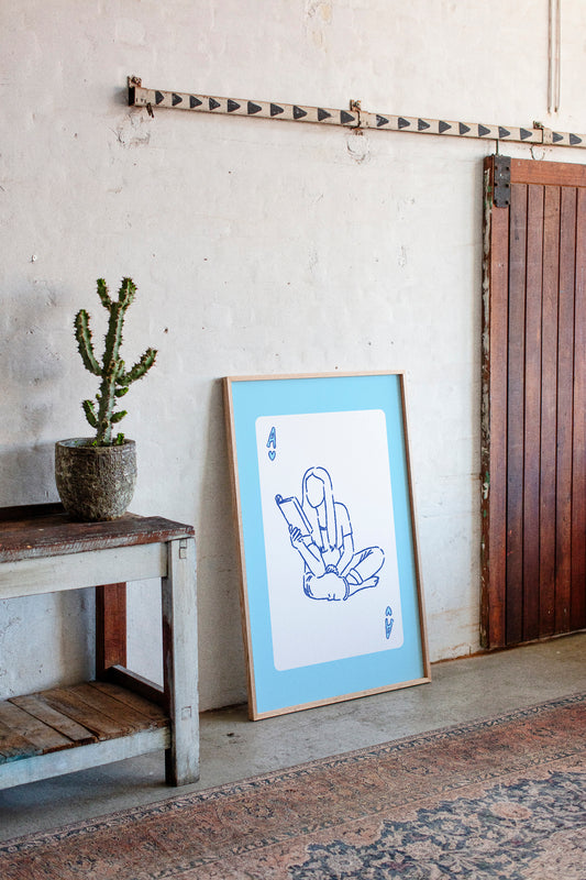 Blue Lines Tell Stories Simply