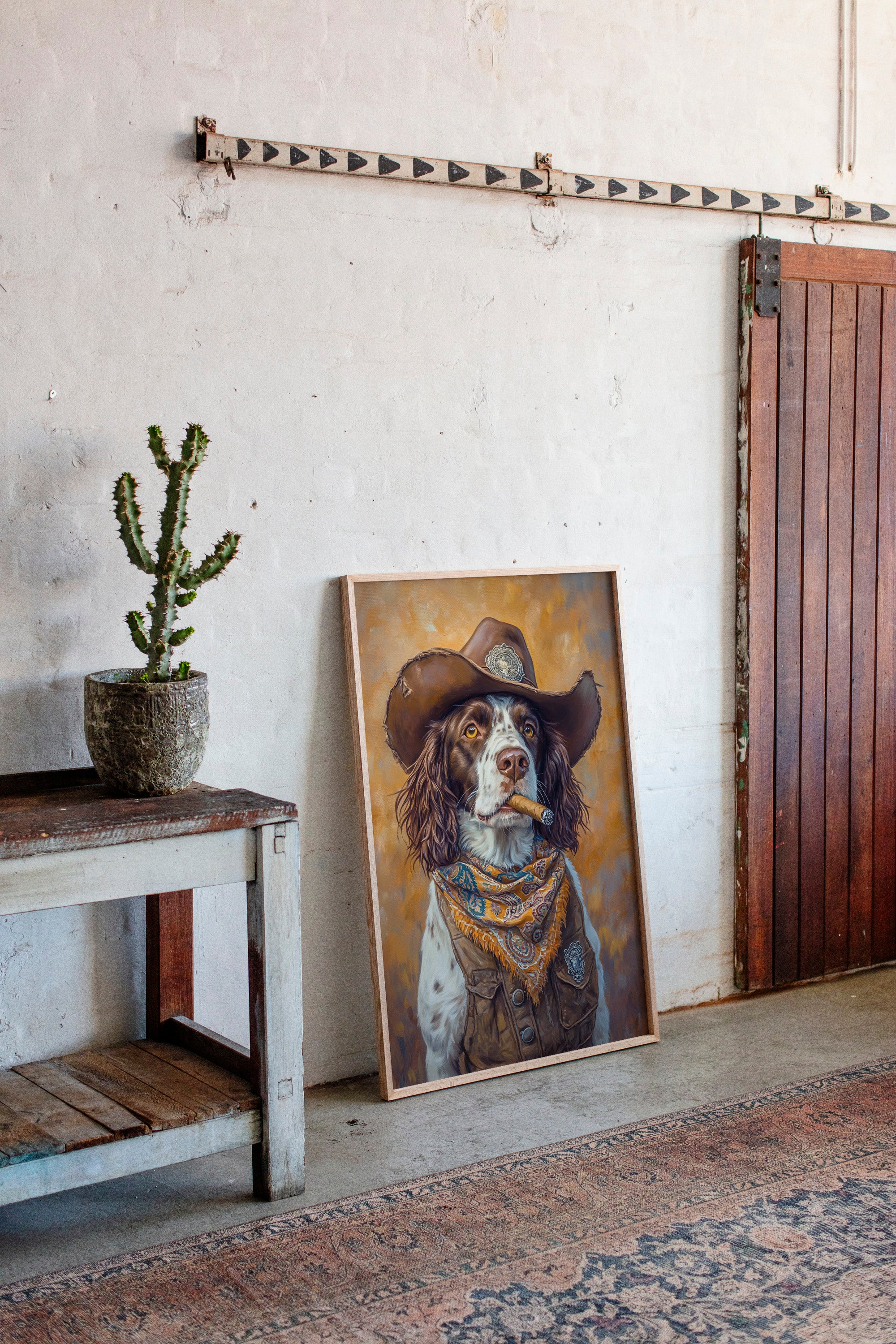 English Springer Spaniel Cowboy Sheriff