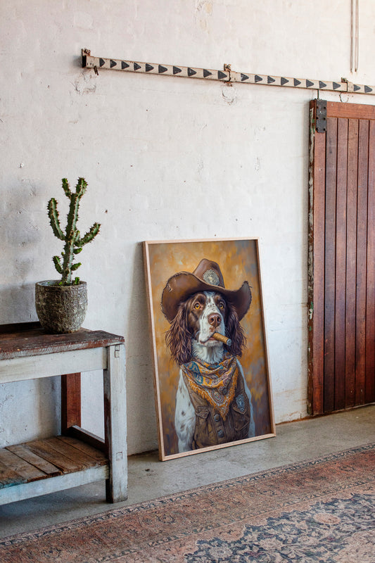 English Springer Spaniel Cowboy Sheriff