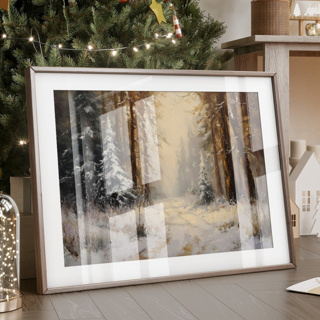 Winter Pines Hold Golden Memories