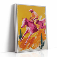 Riding Through Colorful Horizons