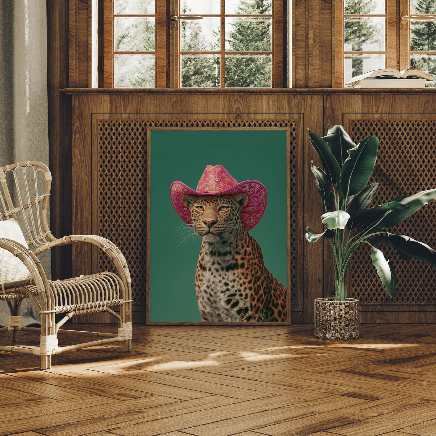Leopard Wears Rodeo Queen Dreams