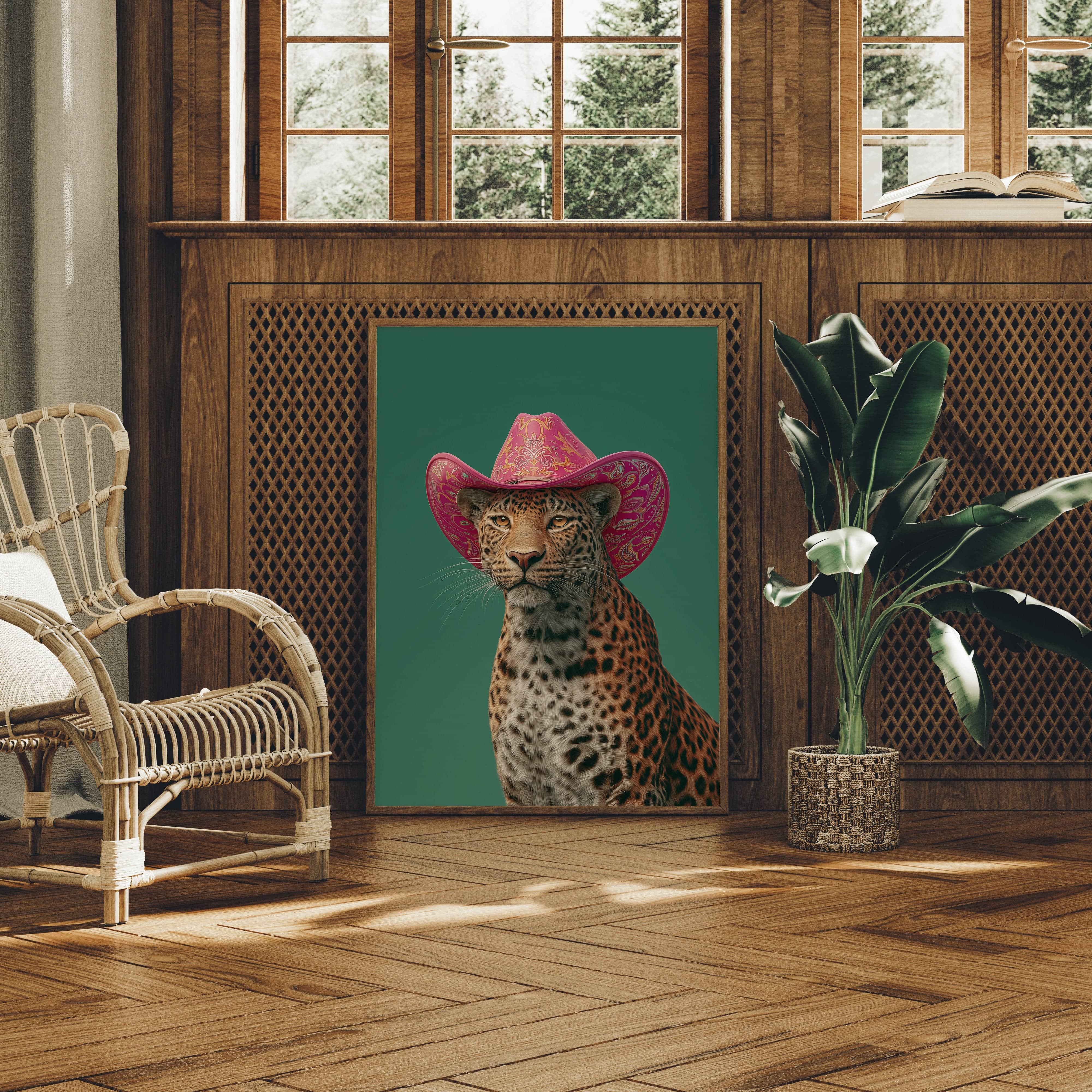 Leopard Wears Rodeo Queen Dreams