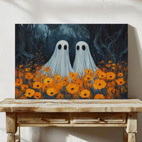 Spectral Friends Among Autumn Poppies