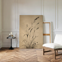 Wild Grasses Bow To Autumn Wind