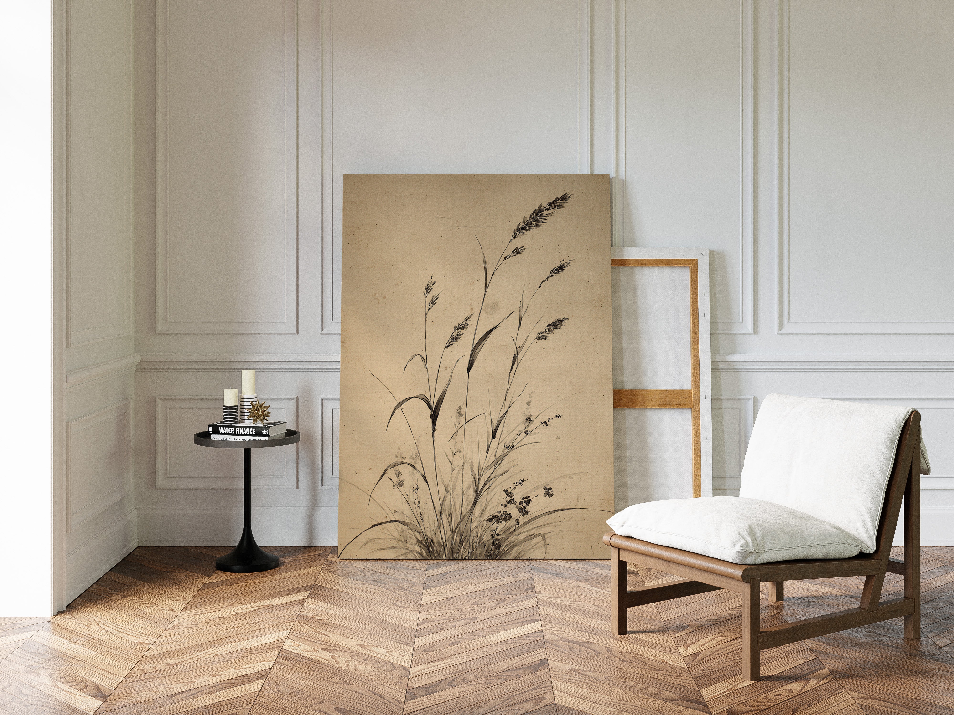 Wild Grasses Bow To Autumn Wind