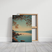 When October Leaned Over Water