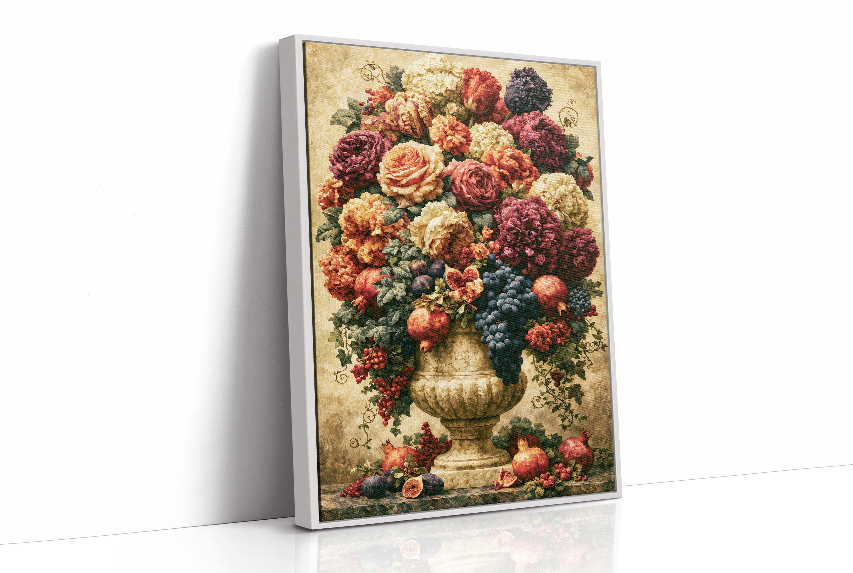 Grapes, Figs & Roses Grand Urn