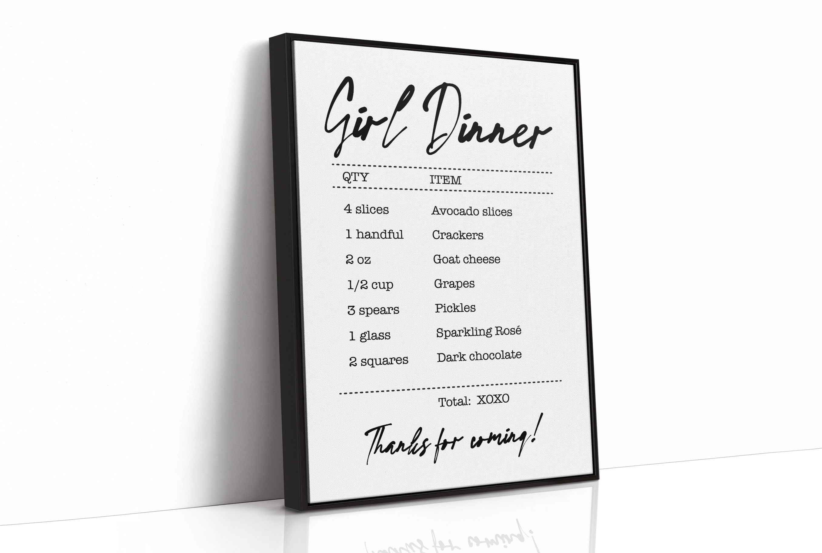 Dinner Without the Rules