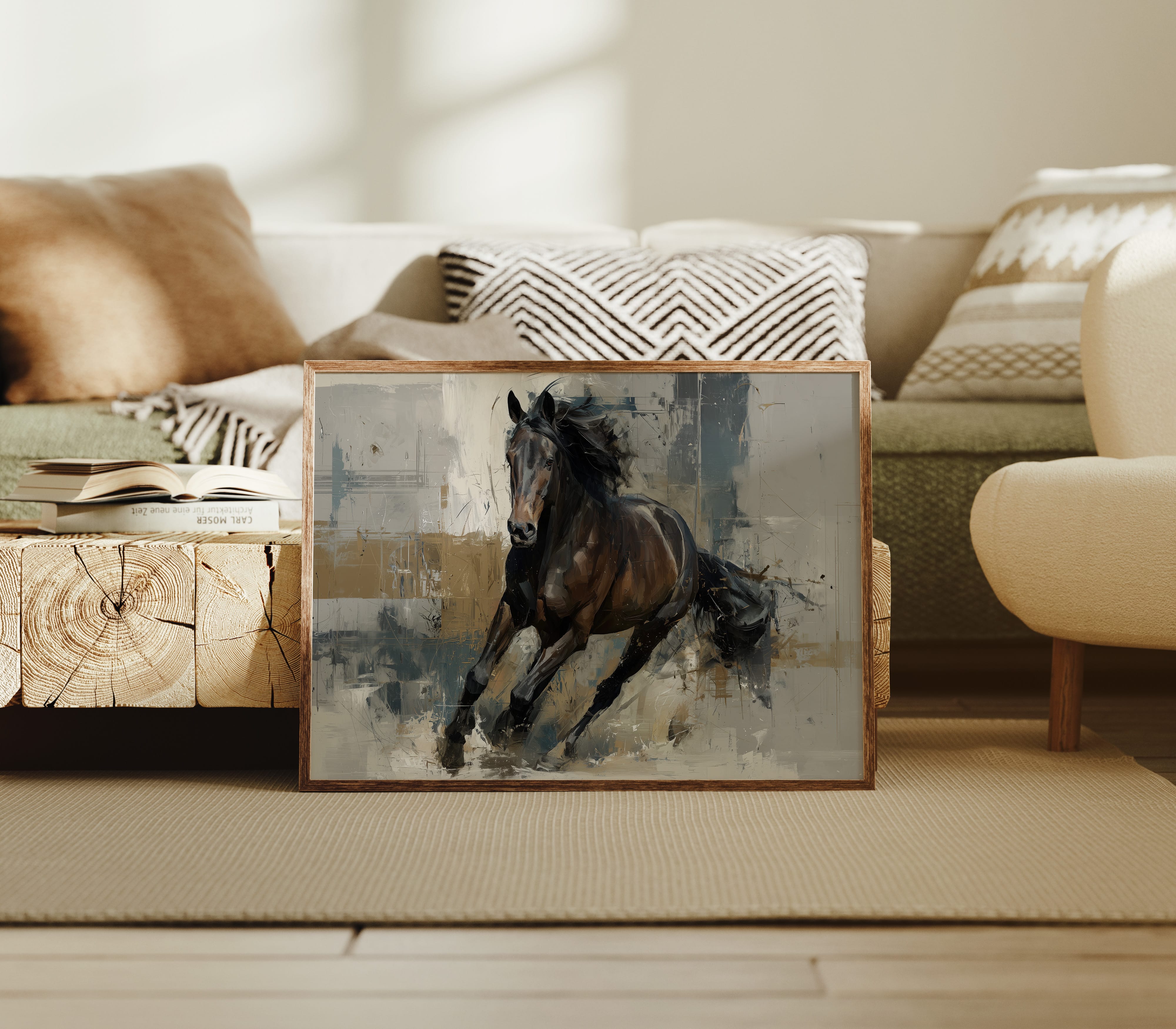 Untamed Spirit Breaks Through Storm