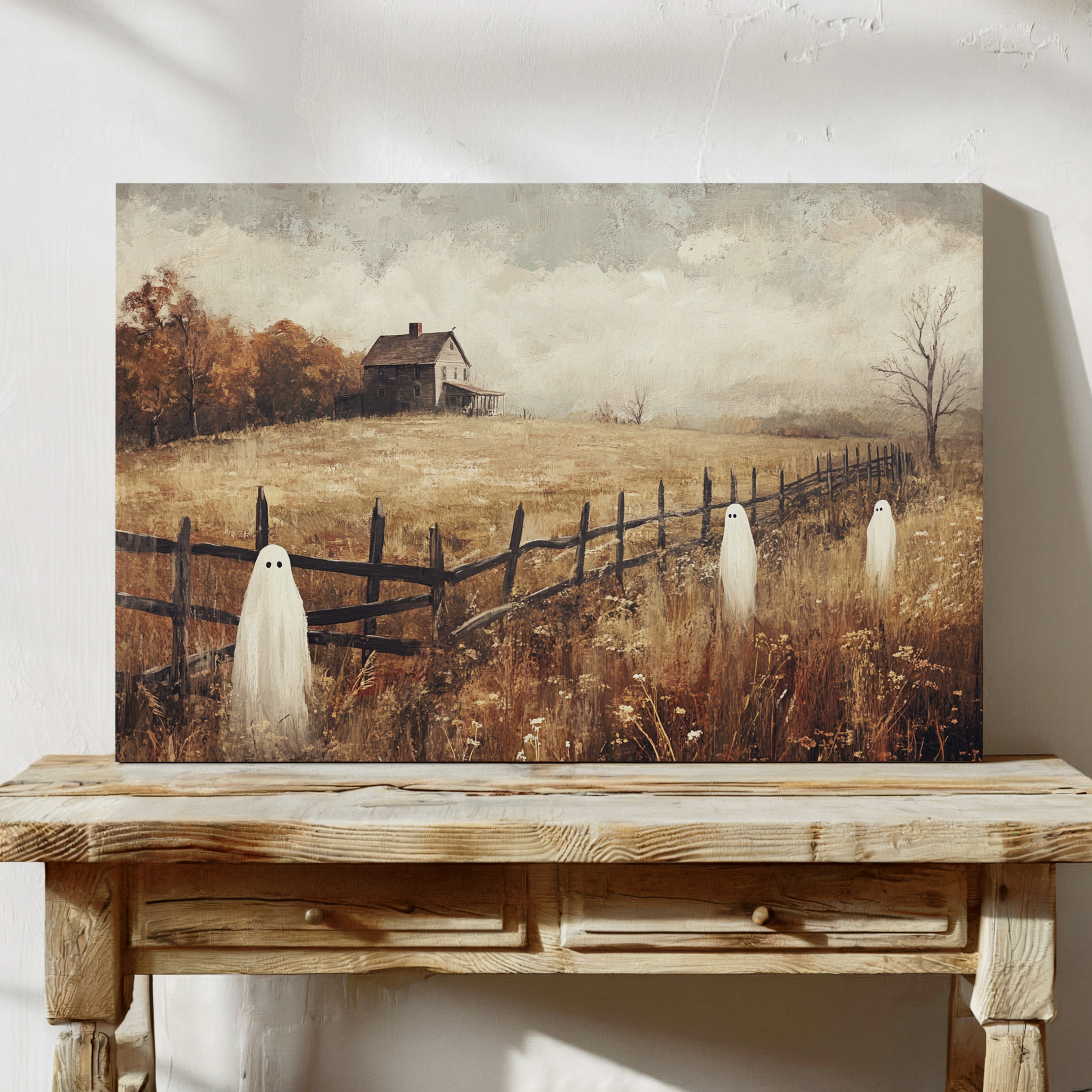 Autumn Spirits Haunt The Meadow Path