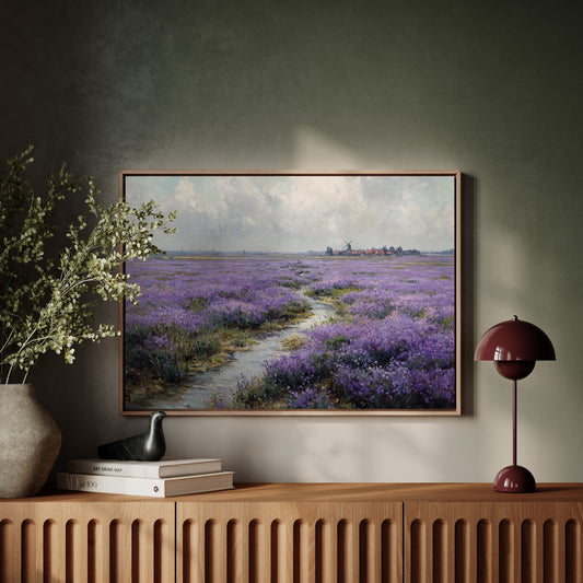 Lavender Paths Lead To Windmills