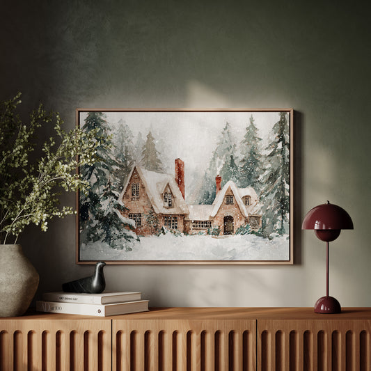 Nestled Beneath Winter's Gaze