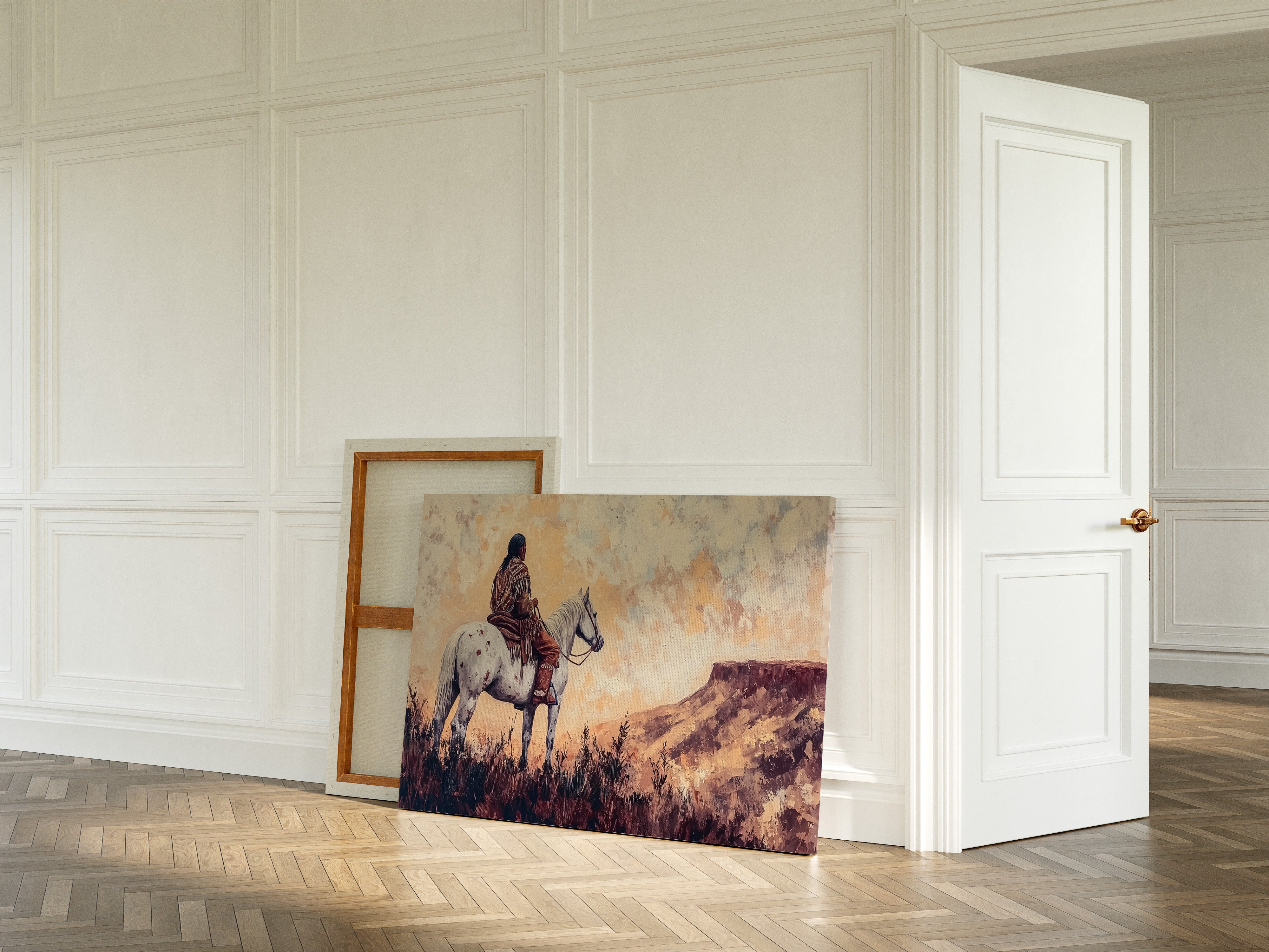 Twilight Scout Above Painted Mesa