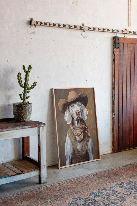 Weimaraner Desert Deputy