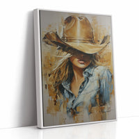 Golden Hour Cowgirl - Western Romance Portrait