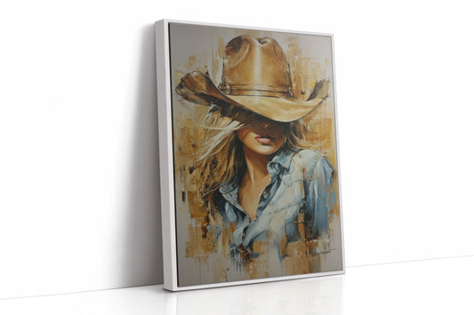 Golden Hour Cowgirl - Western Romance Portrait