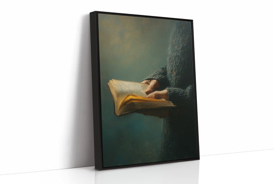 Golden Pages In Gentle Hands