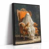 The Guardian in White Drapes