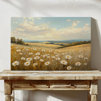 Summer Daisies Dance Through Golden Fields