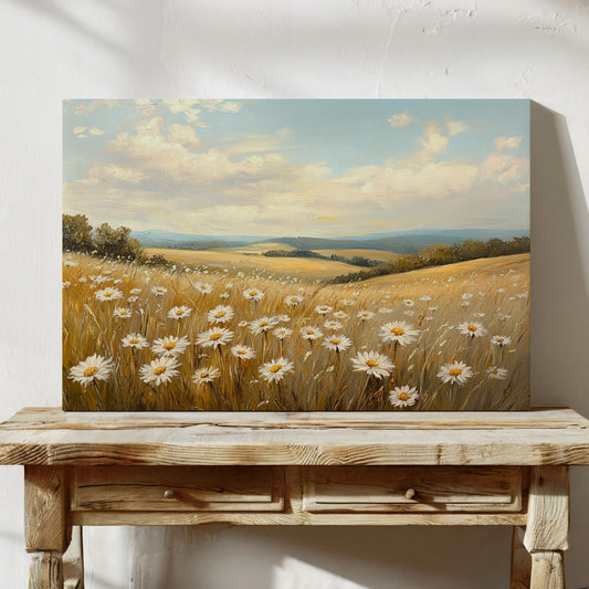 Summer Daisies Dance Through Golden Fields