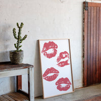 Coral Kisses Paint Modern Romance
