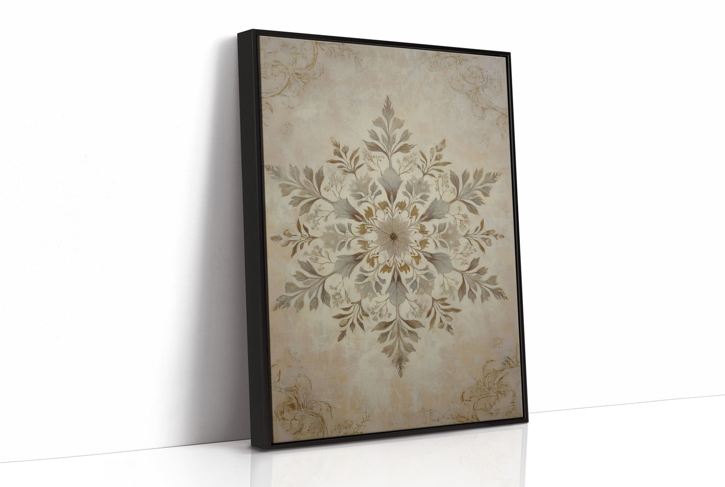 Frost Petals Dance In December Light