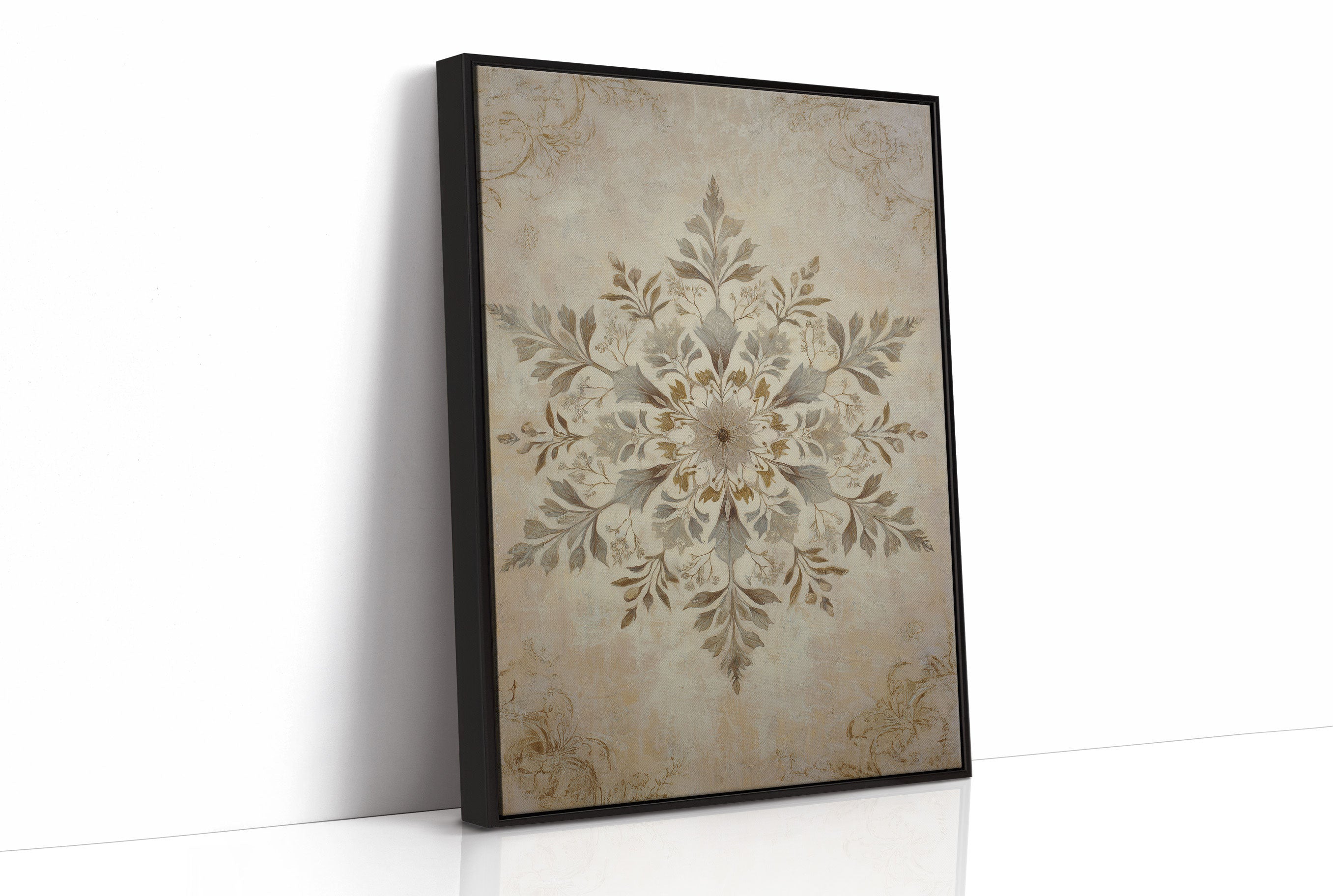 Frost Petals Dance In December Light