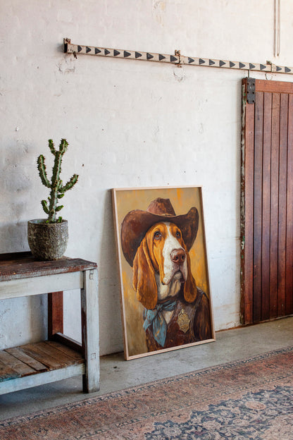 Basset Hound Frontier Sheriff