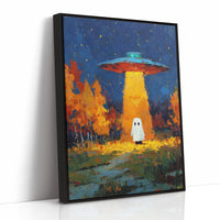 Ethereal Encounter Under Alien Light
