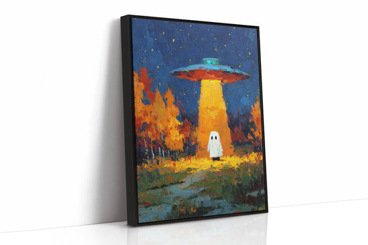 Ethereal Encounter Under Alien Light