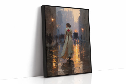 Twilight Mercy On Cobblestone Streets