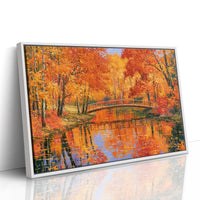 Autumn Bridge, Blazing Reflection