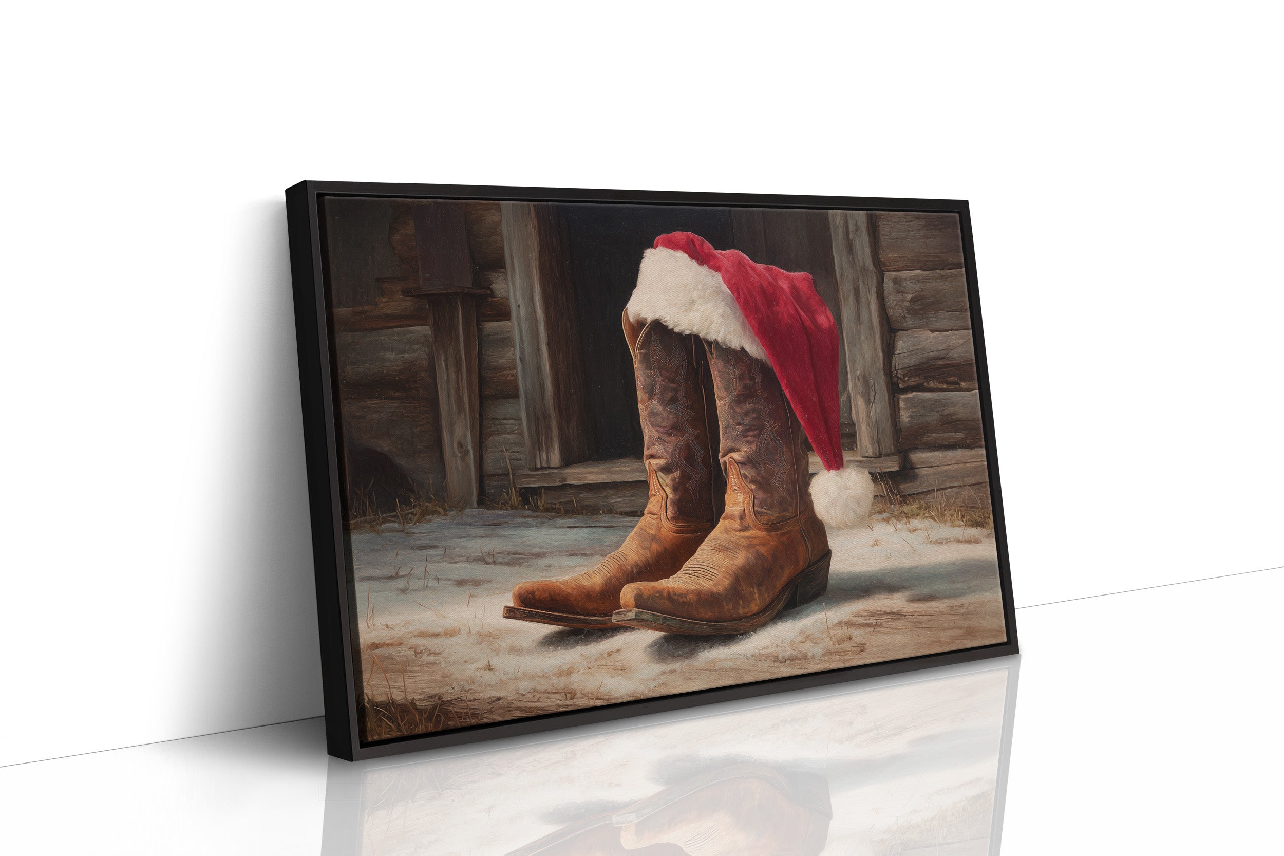 Rustic Holiday: Cowboy Boots Meet Christmas Spirit