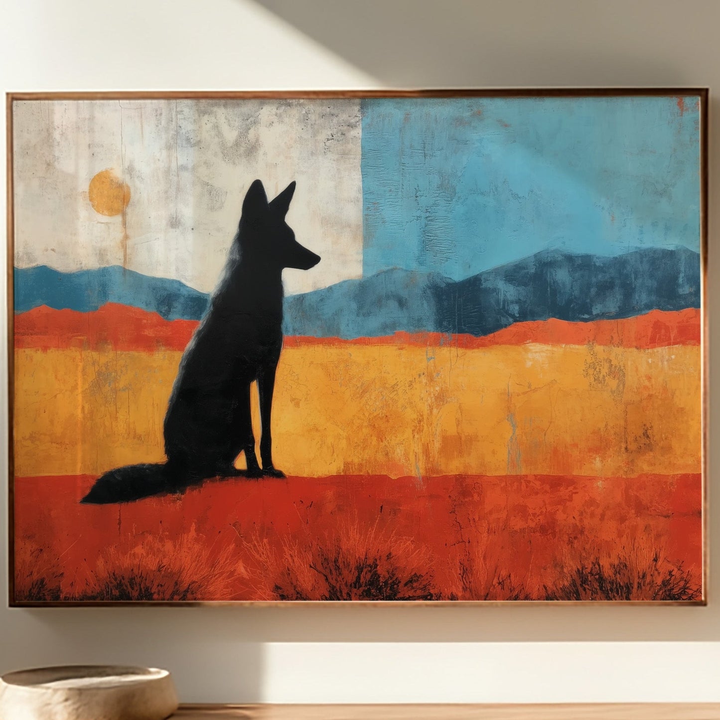 Prairie Wolf Watches Morning Rise