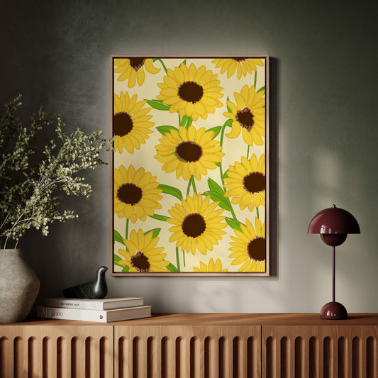 Yellow Petals Chase Summer Light