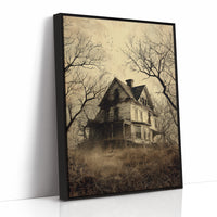 Forgotten Home Among Bare Branches