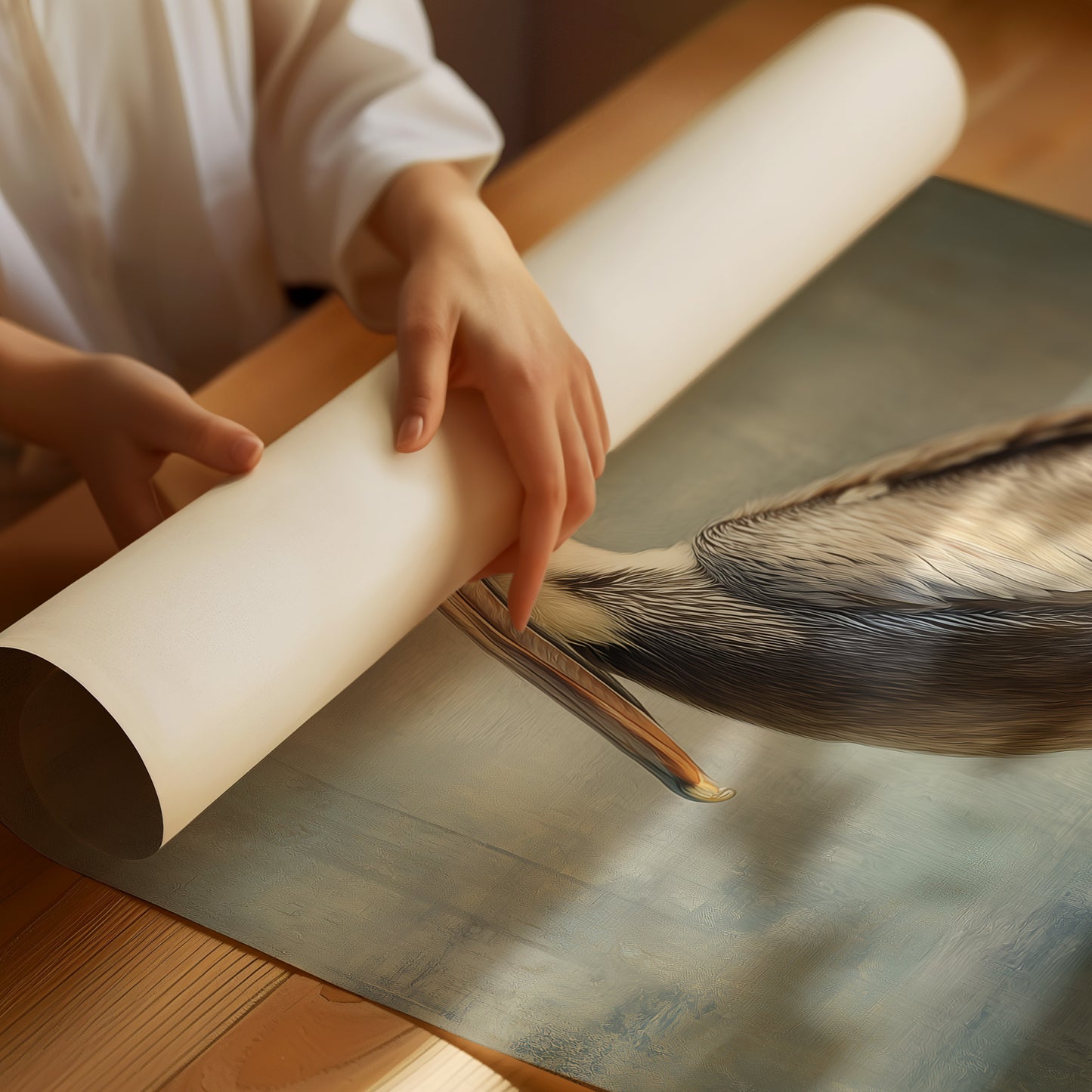 Coastal Watcher On Weathered Perch