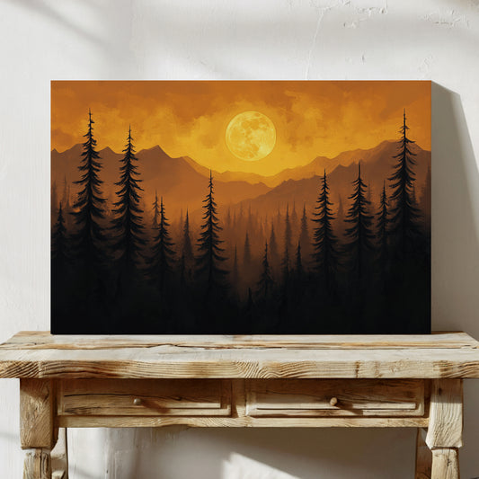 Ancient Pines Watch Golden Moon