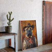 Bullmastiff Sheriff of the High Plains