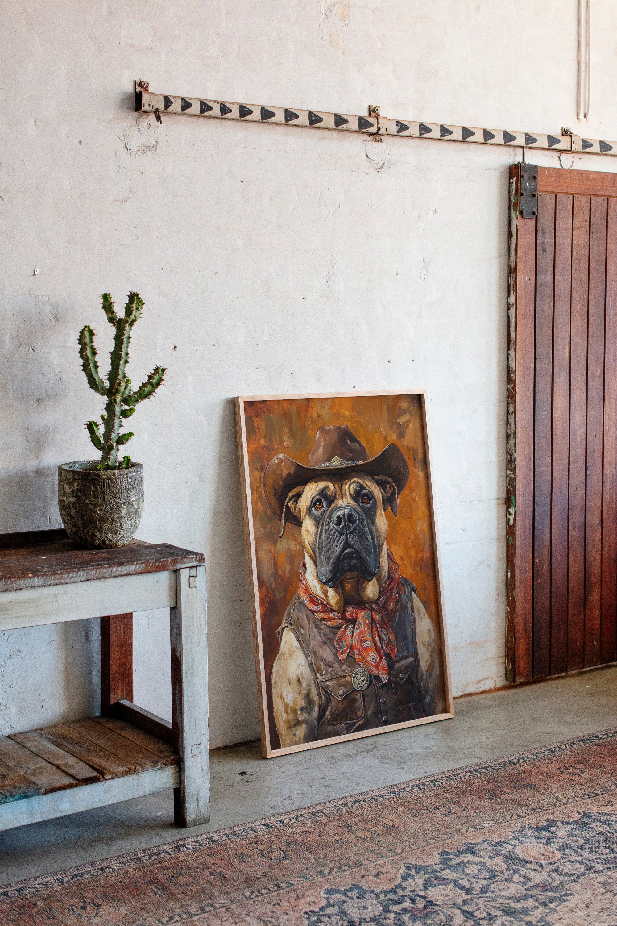 Bullmastiff Sheriff of the High Plains