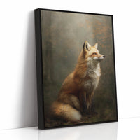 Noble Fox Against Autumn Mist