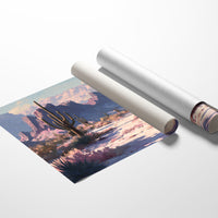 Pink Dawn Greets Saguaro Sentinels