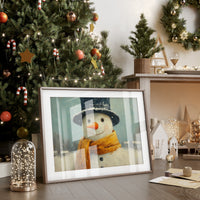 Frosty Wears His Golden Scarf