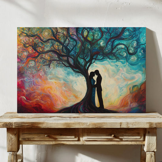 Ancient Tree Holds Love's Dance