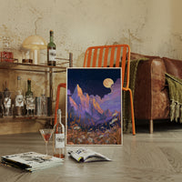 Moonlit Peaks and Meadow Serenades