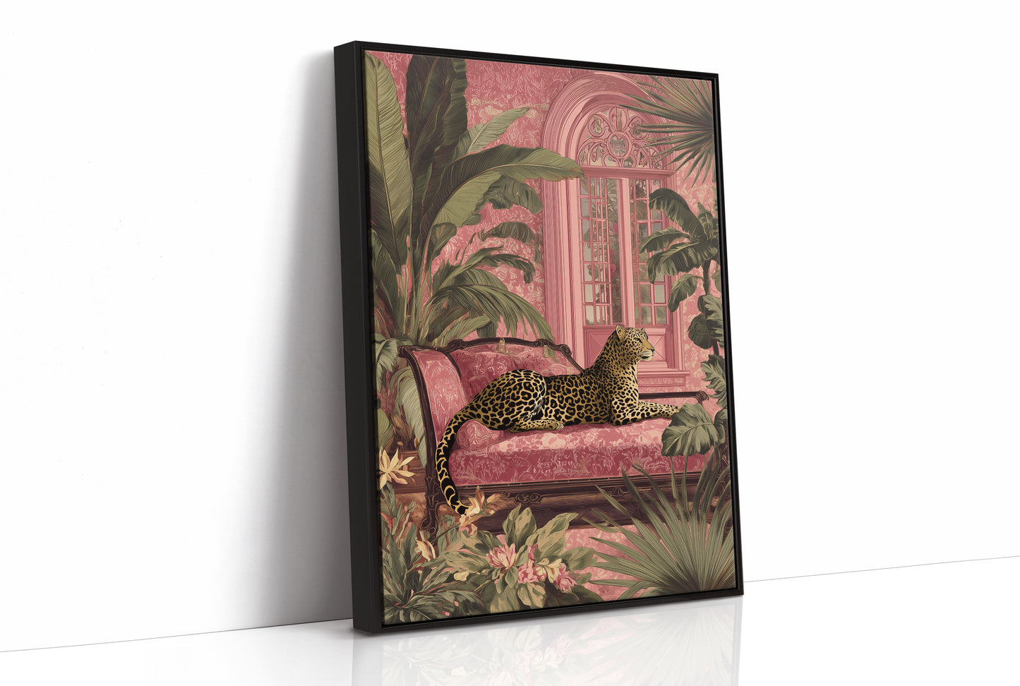 Jungle Royalty On Rose Velvet