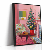 Festive Pink Room Glows Sweet